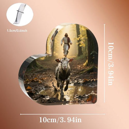 Jesus & Lamb Christian Decor - Meaningful Gifts for Catholic Women, Moms & Friends | Perfect for Birthdays, Easter & Christmas