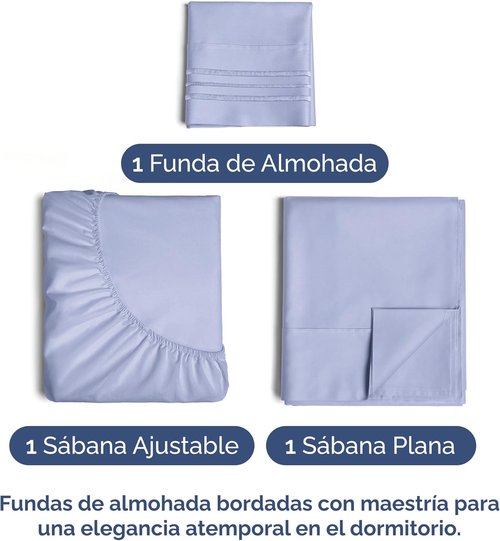 Comfy Twin Size 3 Piece Sheet Set by [Brand Name] | Breathable & Cooling Luxury Bedding - Ultra-Soft, Deep Pockets - Lavender