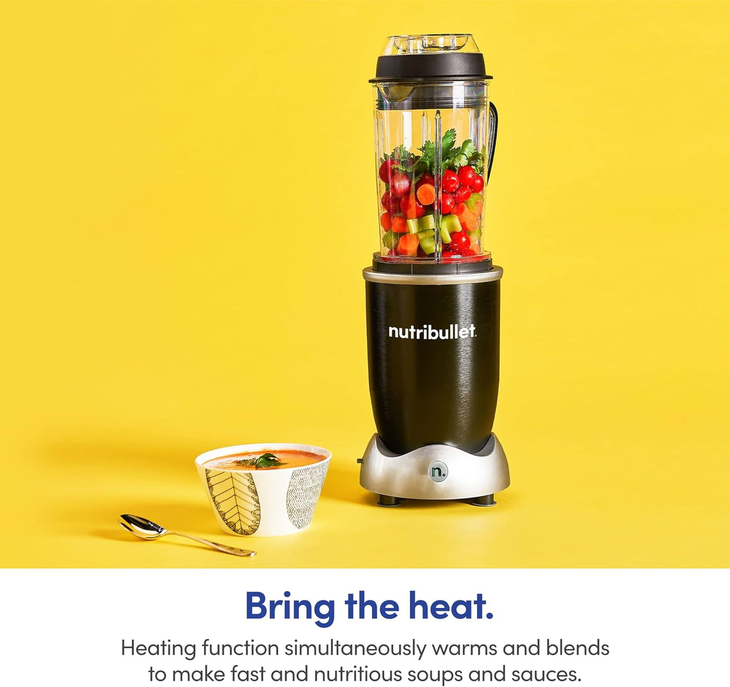 NutriBullet Rx Blender - Powerful Nutrient Extractor in Sleek Black Finish