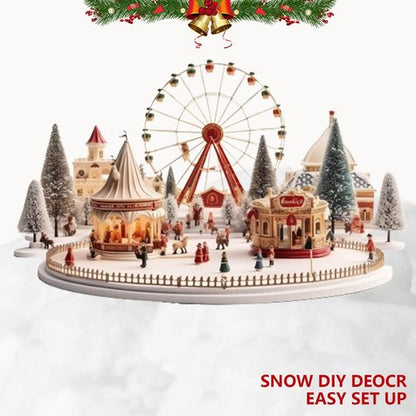 Fake Snow Fluff - Artificial Decorative Snow for Winter Wonderland Decor | 6oz Cotton Blanket & Craft Use