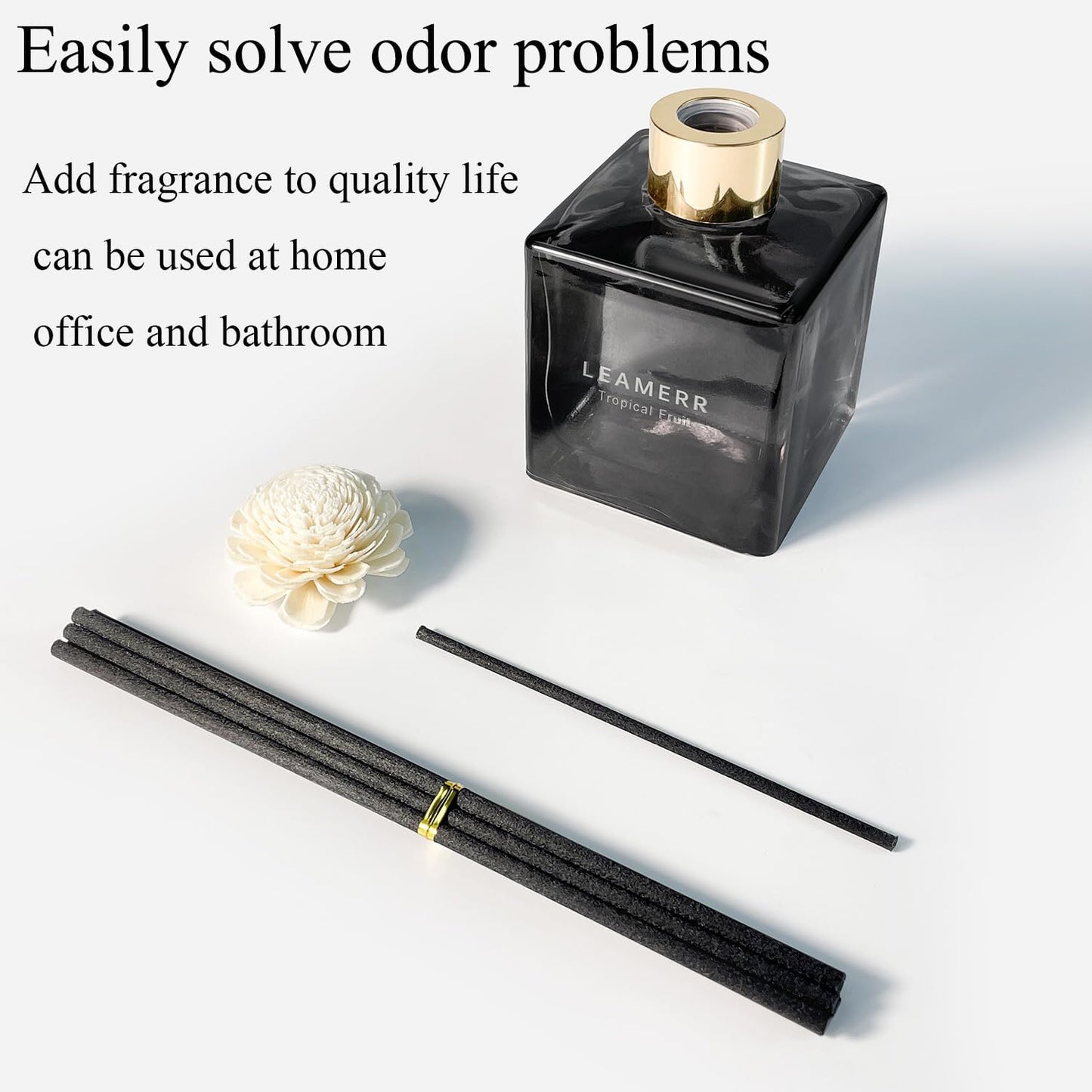 My Way | Reed Diffuser Set - Long-Lasting Floral Fragrance 6.1 fl oz with 6 Reed Sticks for Home Decor