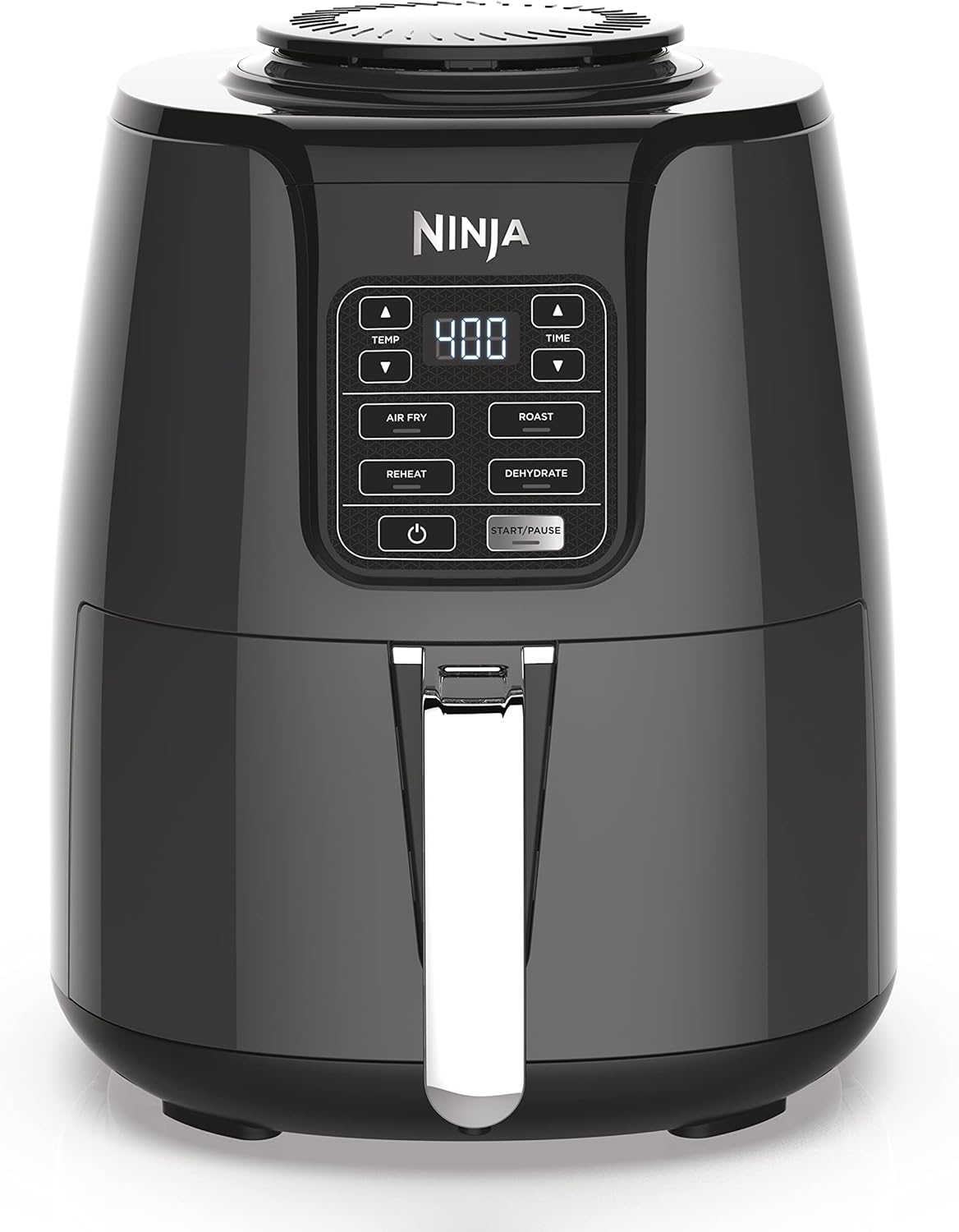 Ninja Air Fryer - 4 QT Capacity | 4-in-1 Cooking Functions | Dishwasher Safe Parts | Includes 20 Healthy Recipes | Grey