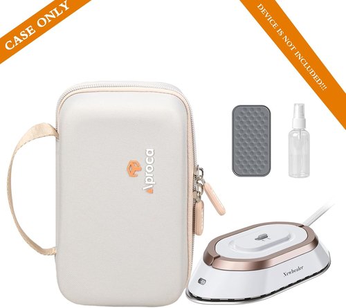 Aproca Travel Iron Case - Portable Storage Bag for Newbealer Mini Dry Iron | Grey (Case Only)