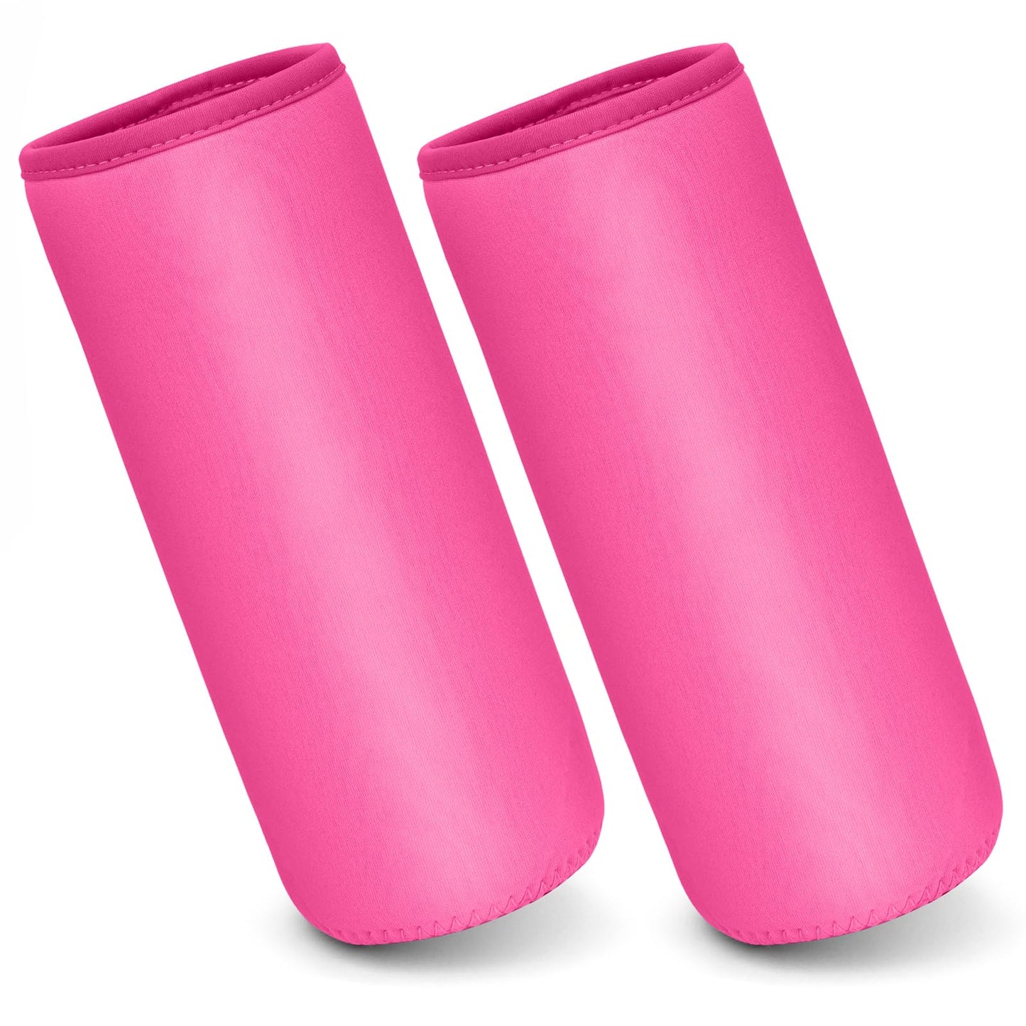 Sleeve Compatible with Cir-kul Water Bottle - 2 Pcs Water Bottle Sleeve Compatible with Cir-kul 22oz & Stainless Steel Bottle - Neoprene Insulated Water Bottle Cover for Retaining Temperature, (Pink)