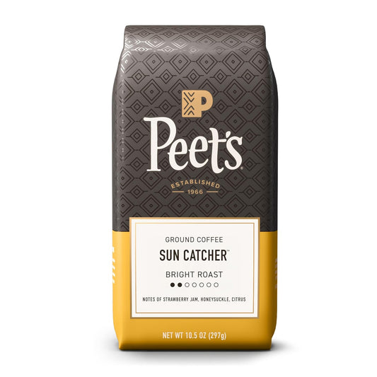 Peet's Coffee Light Roast Ground Coffee - 100% Arabica Sun Catcher Blend, 10.5 Ounce Bag