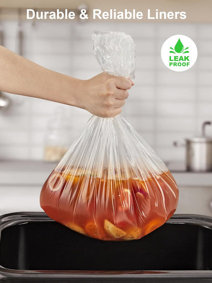 SMARTAKE Disposable Roaster Liners - 10 Count Plastic Cooking Bags for Easy Cleanup | Fits 16-22 Quart Roasters, 18 x 34 Inch