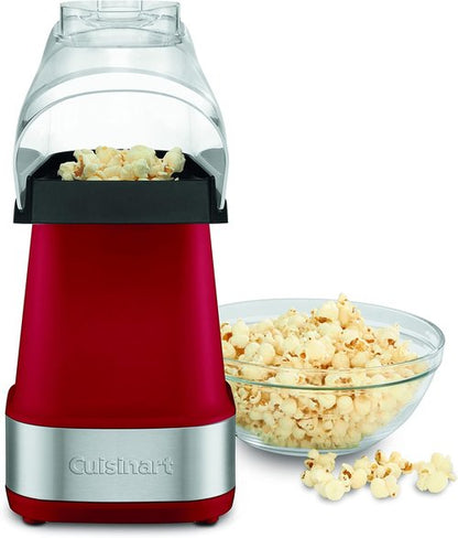 Cuisinart EasyPop Hot Air Popcorn Maker - Fast, Healthy Snack Preparation | Vibrant Red Color