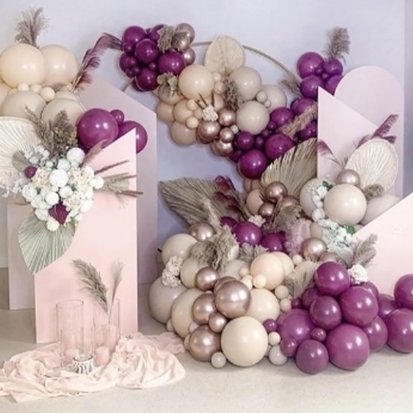 PartyWoo Dark Purple Balloons - 100 Pcs 10-Inch Latex Helium Balloons for Graduation & Events
