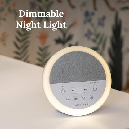 Yogasleep Nod White Noise Sound Machine - Soft Night Light & Sleep Timer | 20 Sound Options for All Ages