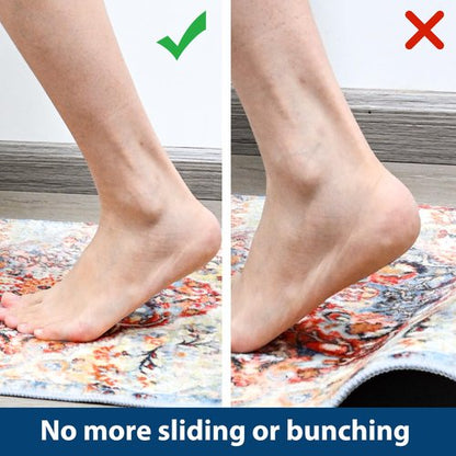 Coyacool Non Slip Rug Pads for Hardwood Floors, 8x10 Rug Pad Gripper for Area Rugs, Under Carpet Anti Skid Mat, Black, Keep Your Rugs Safe and in Place