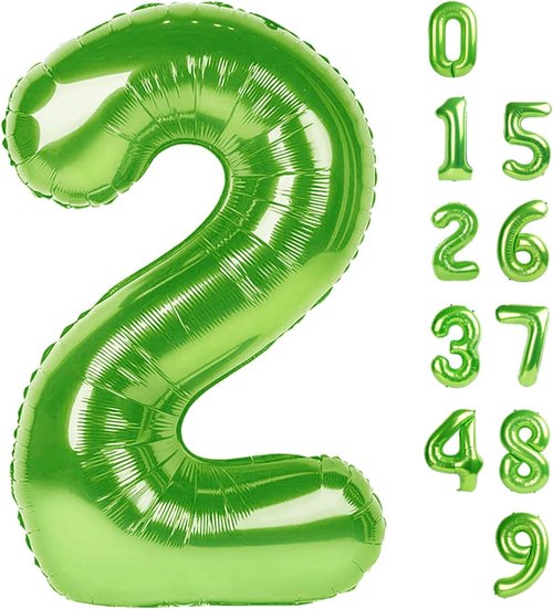40 Inch Light Green Number Balloons by [Brand Name] - Perfect for 2nd, 12th, 21st Birthday Celebrations & Baby Showers