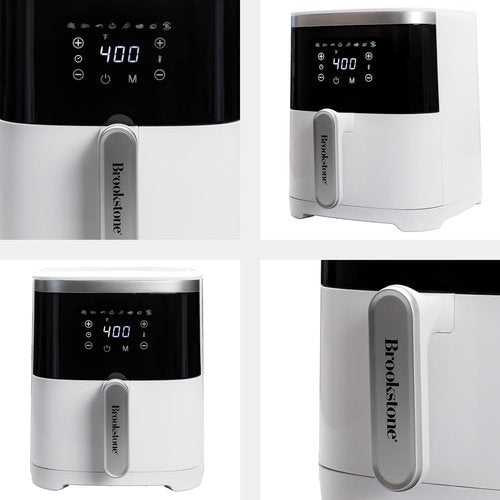 Brookstone Air Fryer - 4.5 Qt, 1300W Oil-Free Kitchen Appliance with LED Display & 8 Cooking Presets