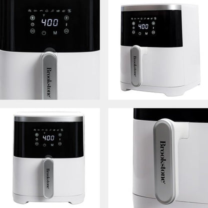 Brookstone Air Fryer - 4.5 Qt, 1300W Oil-Free Kitchen Appliance with LED Display & 8 Cooking Presets