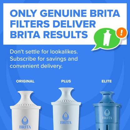 Brita UltraMax Large Water Dispenser with 1 BritaPlus Filter, 27 Cup Capacity, Black (Package May Vary)