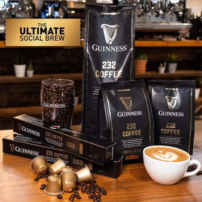 Exclusive, Limited Edition Guinness Coffee '232' Brew by Tiki Tonga Coffee Roasters. Roasted in The United Kingdom (Whole Roasted Beans)