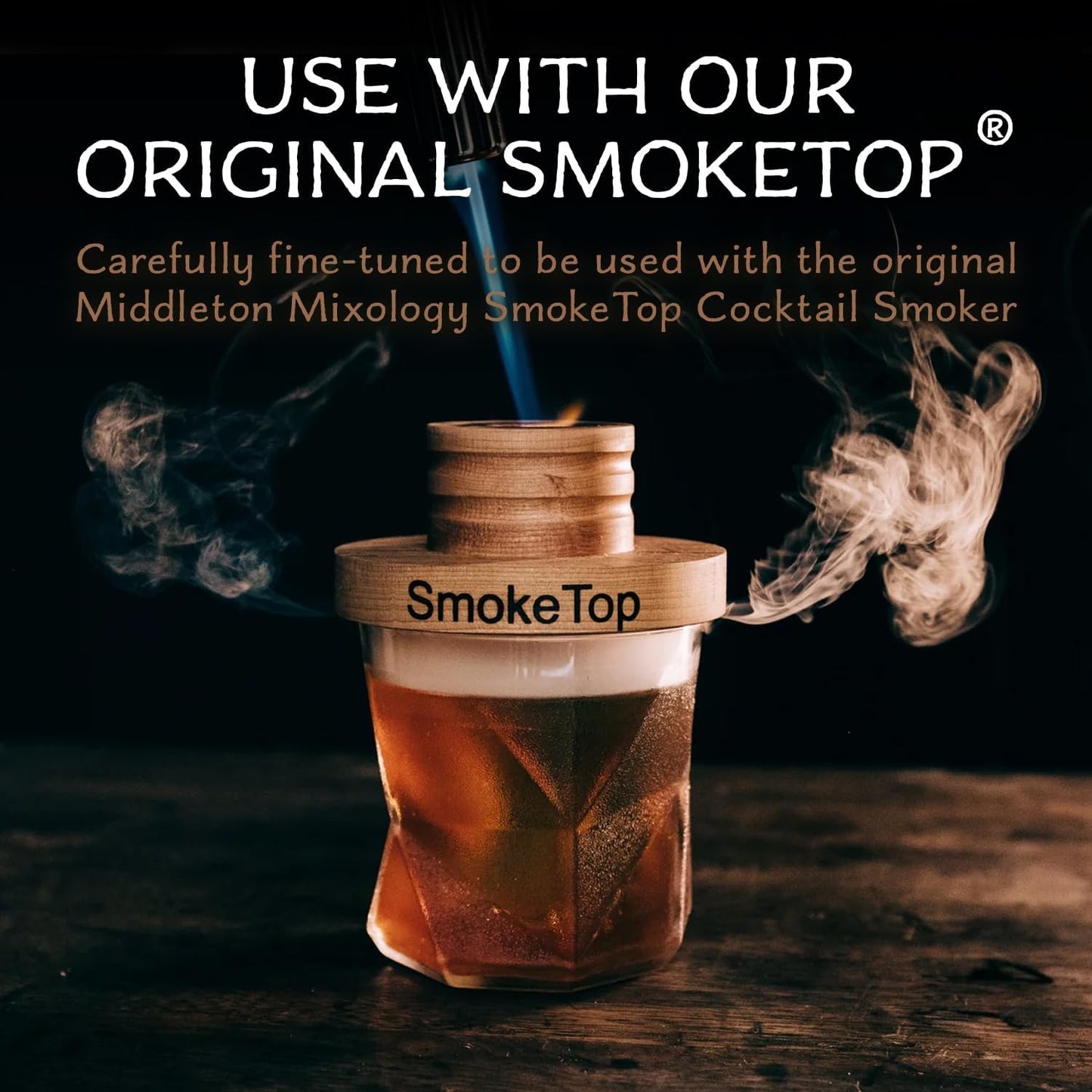 SmokeTop® 4oz Bag - Cocktail Smoker Chips for Old Fashioned Cocktails, Whiskey, & Bourbon - by Middleton Mixology Made in The USA (800 uses) (Cherry)