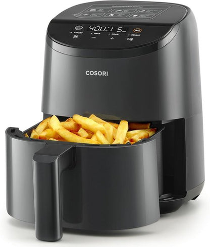 COSORI Air Fryer 2.1 QT - Compact 4-in-1 Air Fryer for Healthy Meals | 97% Less Oil, Easy Cleanup