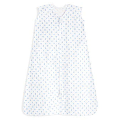 HALO Sleepsack Swaddle 3-6 Months and Wearable Blanket 6-12 Months 100% Organic Cotton 2-Piece Gift Set with Box, TOG 1.5, Chambray