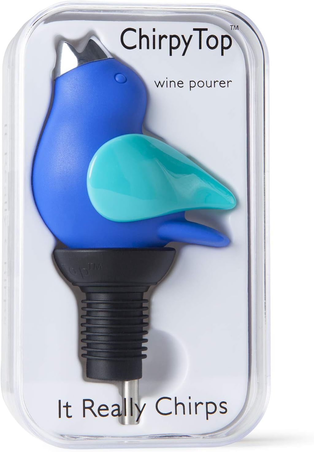Wine Pourer - Cobalt and Aqua