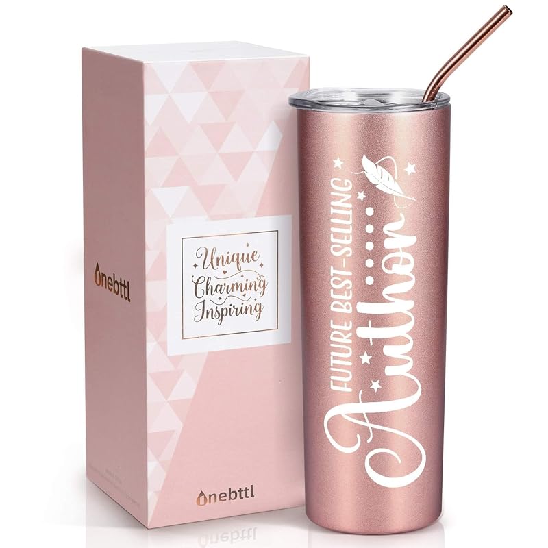 20oz Insulated Tumbler Gift for Writers – Future Author Anniversary