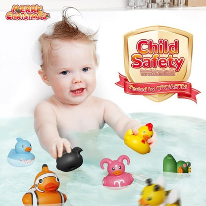 Advent Calendar - 24-Day Christmas Countdown with Rubber Duck Bath Toys for Kids | Perfect Holiday Gift