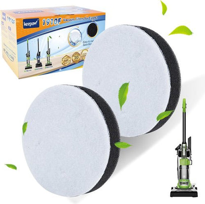 KEEPOW Vacuum Filters - 2 Pack for Eureka Airspeed Compact Bagless NEU100 Series | High-Quality Replacement Parts