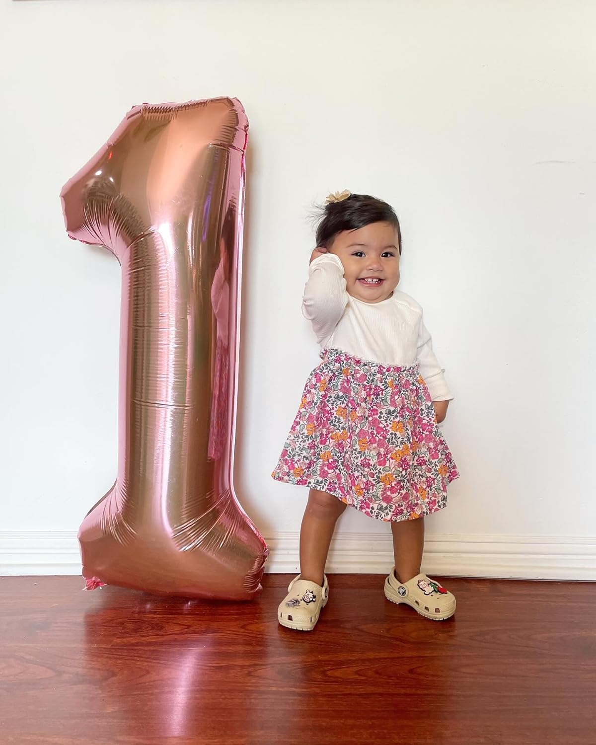 Rose Gold Number Balloons by [Brand Name] - 40 Inch 0 Balloon for Birthday Decorations | Perfect for Any Celebration