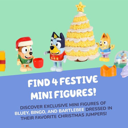 Bluey Advent Calendar - 24 Days of Surprises for Kids | Fun Toys, Stickers & Mini Christmas Tree