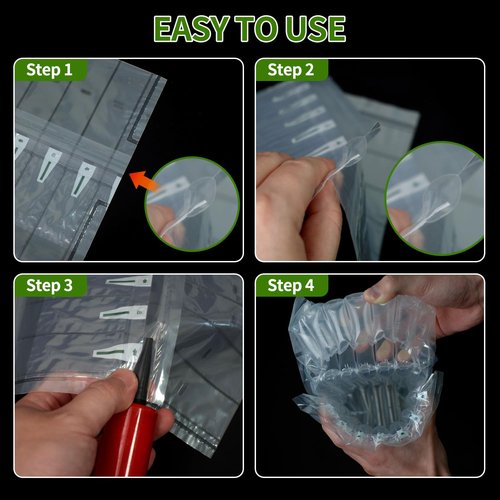 10 Packs Wine Bottle Travel Protector Bags, Monkkino Inflatable Bubble Cushion Wrap, Safety Choice for Glass Bottles in Transport with Luggage, Air Filled Packaging Sleeves with Pump