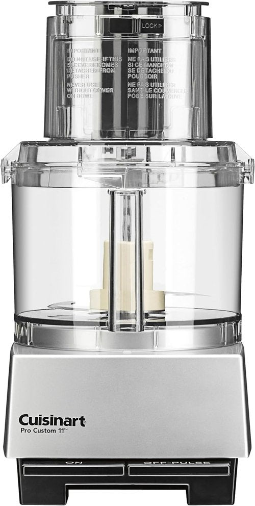 Cuisinart 11-Cup Food Processor - Dishwasher Safe with Slicing & Shredding Discs | Chrome Finish