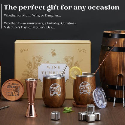 Couples Christmas Gifts For Couples Unique,Useful Christmas Gifts For Parents,Best Gift For Grandparents,Cool Couples Gifts For Anniversary,Personalized Wine Tumbler Couples Gifts For Him And Her