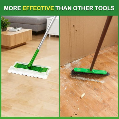 LAUNDRYLUX Heavy Duty Dry Sweeping Cloths Refills Compatible with Swiffer Sweeper, Multi Surface Pet Dry Pads Refill, Floor Cleaner for Dust, Hair, Dirt, Disposable Duster Mop Pad - 32 Count