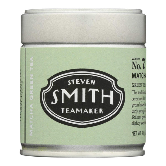 Smith Teamaker Matcha | Sugar-Free, Non-GMO, Plant Based (40 Gram Tin, Green Tea)