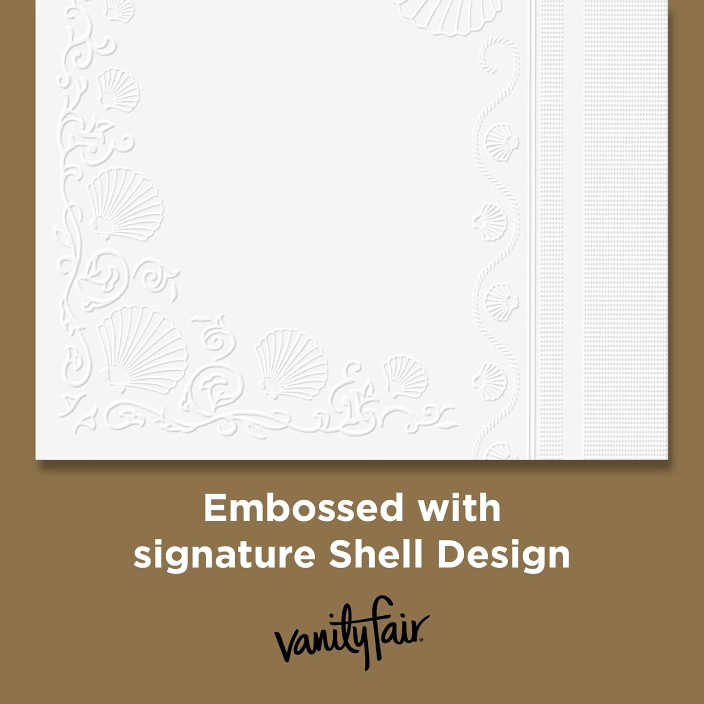 Vanity Fair Disposable Paper Napkins - 40 Count | Perfect for Entertaining and Events
