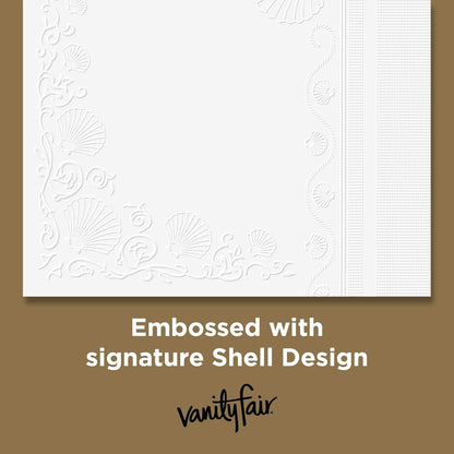 Vanity Fair Disposable Paper Napkins - 40 Count | Perfect for Entertaining and Events