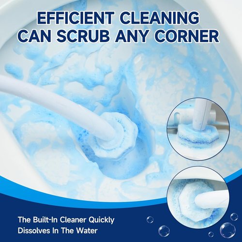 Clorox Toilet Wand Refills - 50 Count High-Density Disposable Cleaners | 5X Cleaning Power & Instant Foam