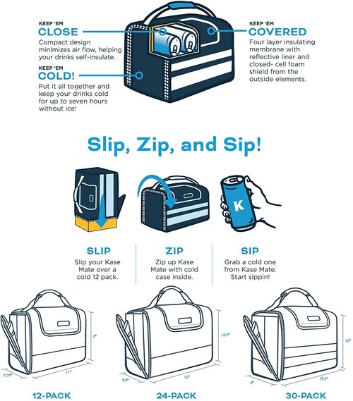 Kanga Insulated Cooler Bag - Soft Cooler Bag - 24 Pack Beer and Seltzer Drink Cooler - Insulated and Durability Tested - Kanga Kase Mate Cooler - Realtree