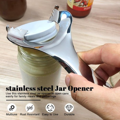 Mason Jar Opener - No Lid Dents, Multifunctional Handheld Twist Remover | Durable & Easy to Use