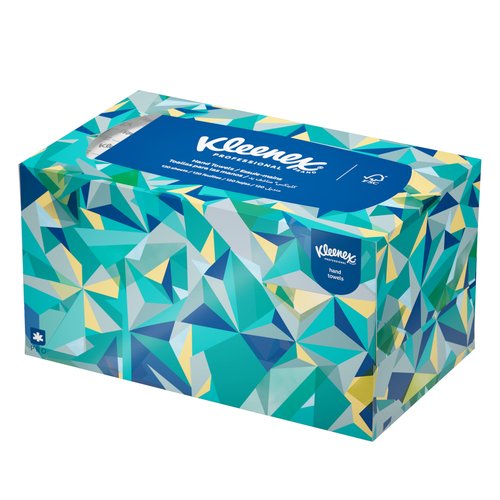 KLEENEX Pop-Up Box Hand Towels, Paper, 9 x 10-1/2, 120/pack