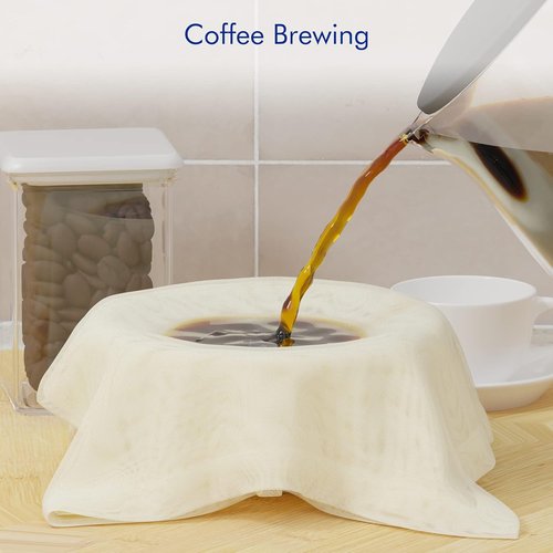 Grade 100 Cheesecloth by [Brand Name] - 10 PCS Unbleached 20x20 Inch Strainer for Cooking & Cheese Making