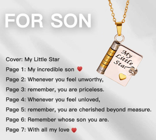 Engravable Heart Geometric Titanium Steel Necklace