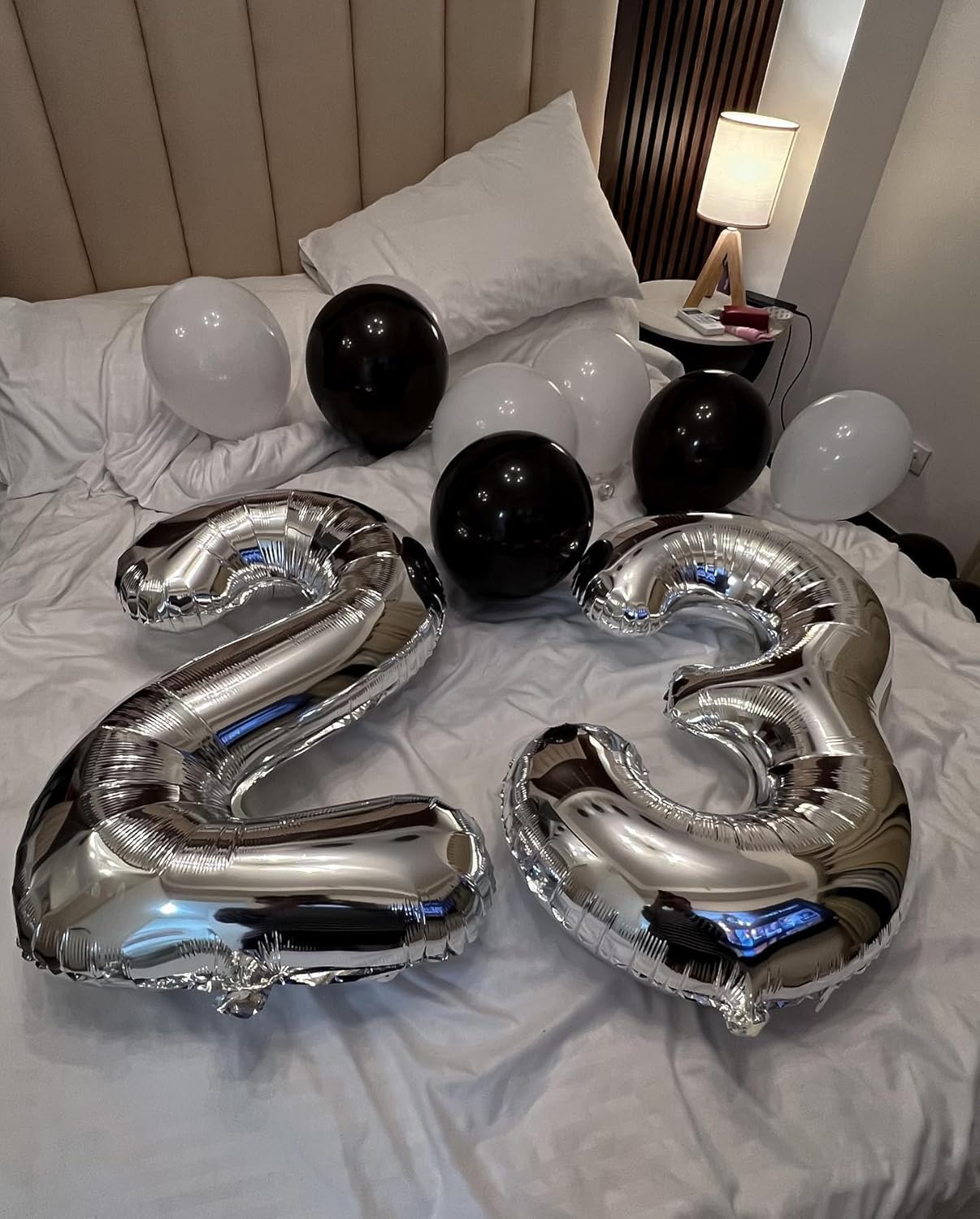 Silver Number 50 Balloon - 40 Inch Giant Foil Balloon for 50th Birthday Party Decorations