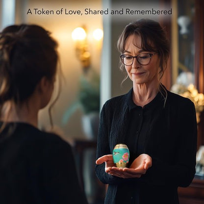 Hummingbird Keepsake Urns for Human Ashes with Velvet Gift Box for Cremation Keepsakes for Ashes