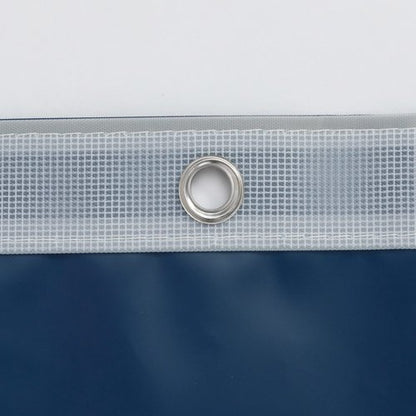 Barossa Design Navy Shower Curtain Liner with 6 Magnets - Waterproof PEVA Shower Liner for Bathroom, 72" x 72" Standard Size, PVC Free, Metal Grommets - Navy Blue, 72x72