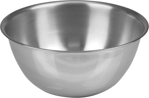 Fox Run Large Stainless Steel Mixing Bowl - 6.25-Quart Capacity | 11.75 x 5.5 Inches, Metallic Finish