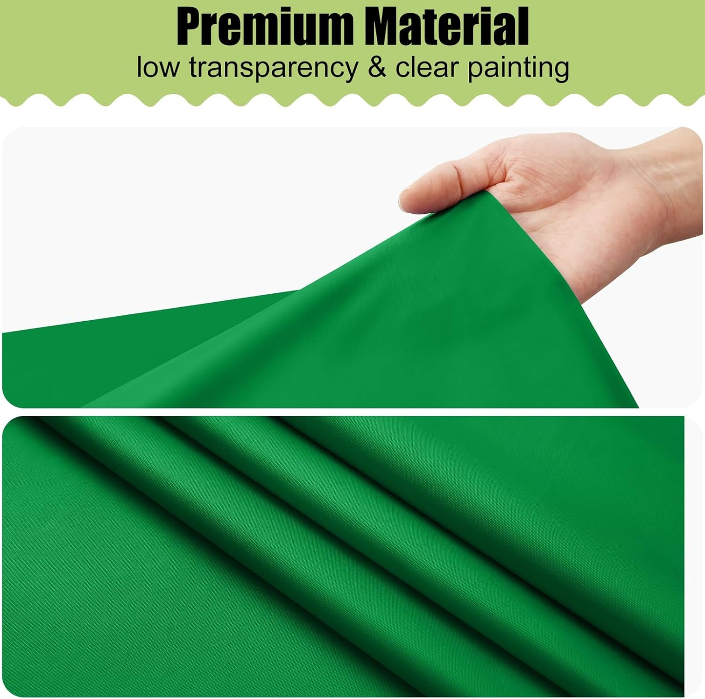Smiry Disposable Tablecloths - 54 x 108 Inch Waterproof Plastic Covers | Green Decorative 3-Pack for Parties & Picnics