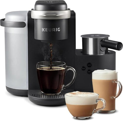 Keurig K-Cafe Coffee Maker - Single-Serve Latte & Cappuccino Machine with Dishwasher Safe Frother | Dark Charcoal