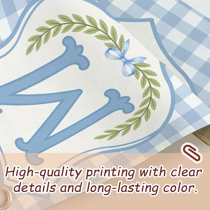 Personalized Baby Boy Name Banner - Nursery Decor Flag M