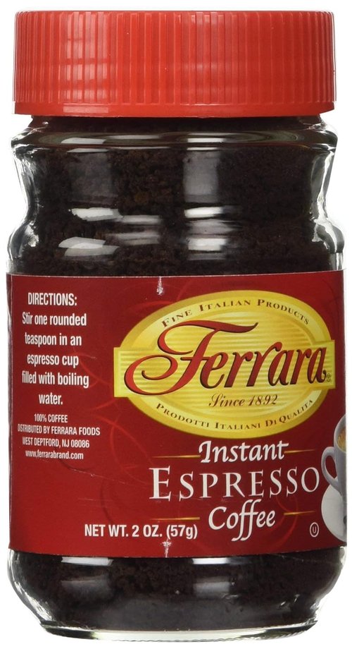 Ferrara Instant Espresso Coffee - Rich Flavor in Convenient 2 oz Pack