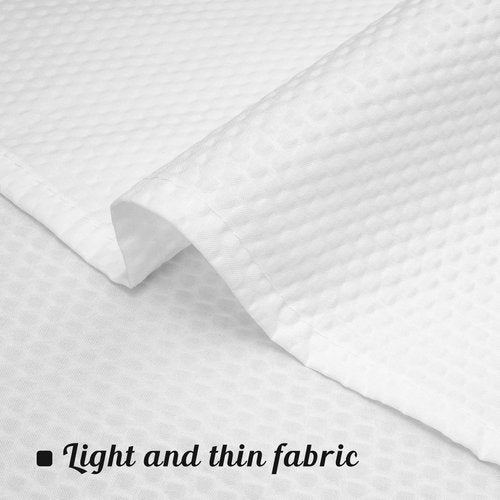 Mrs Awesome Embossed Microfiber Shower Curtain Liner 70 x 72 inches, Soft Fabric Shower Curtain Washable and Water Repellent,70x72, White